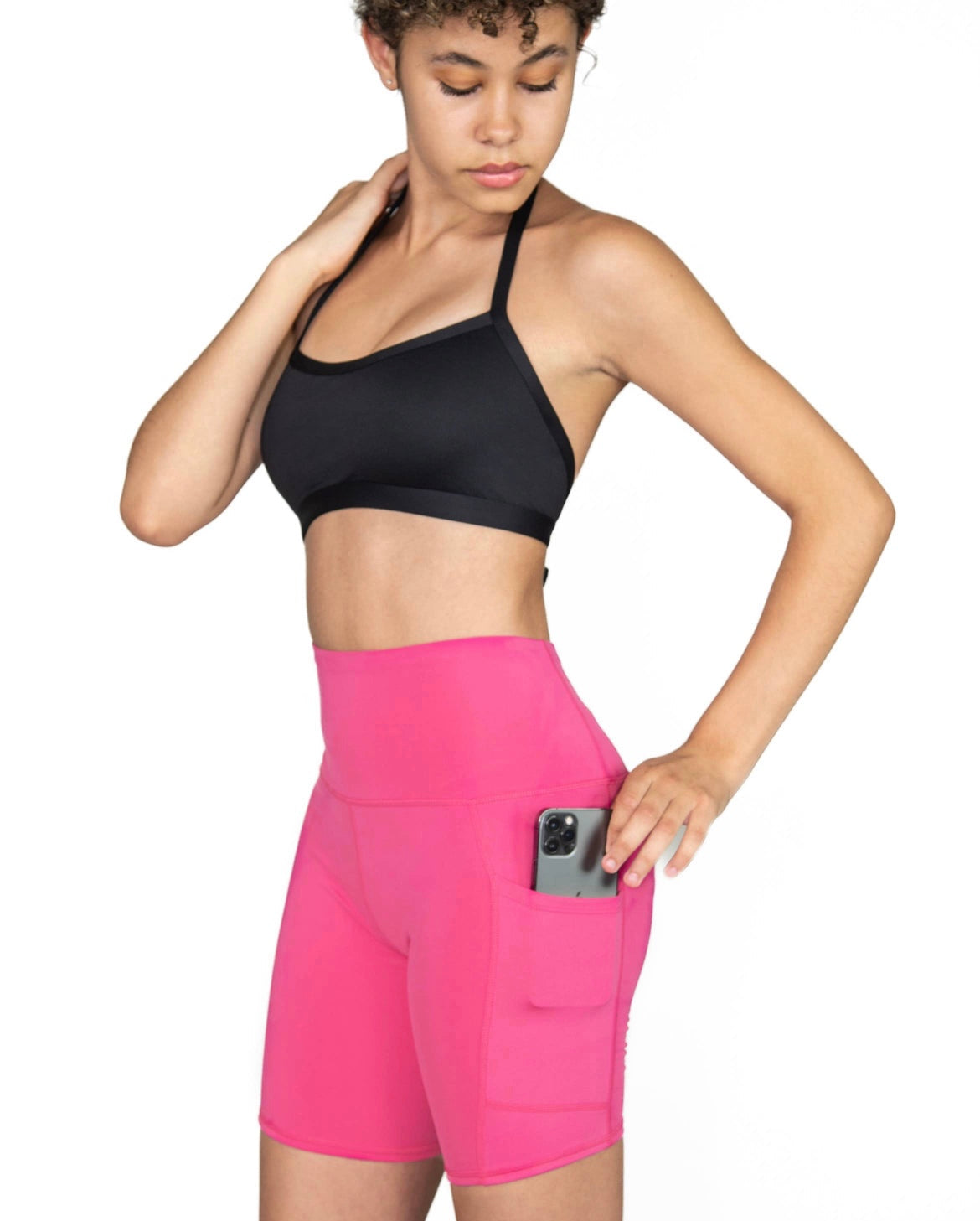 CZJ Women Recycled Poly Bike Short w/Pockets