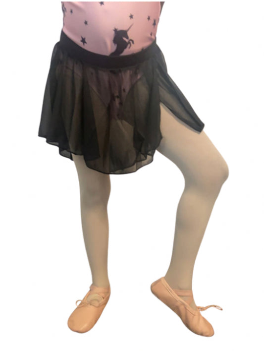 Body Wrappers Pull-On Full Bouncy Chiffon Girls Skirt
